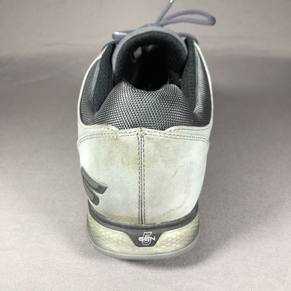 Skechers Go Golf Shoes Mens Sz 11 Gen 5 Suede Gray Lace Up - Picture 10 of 13